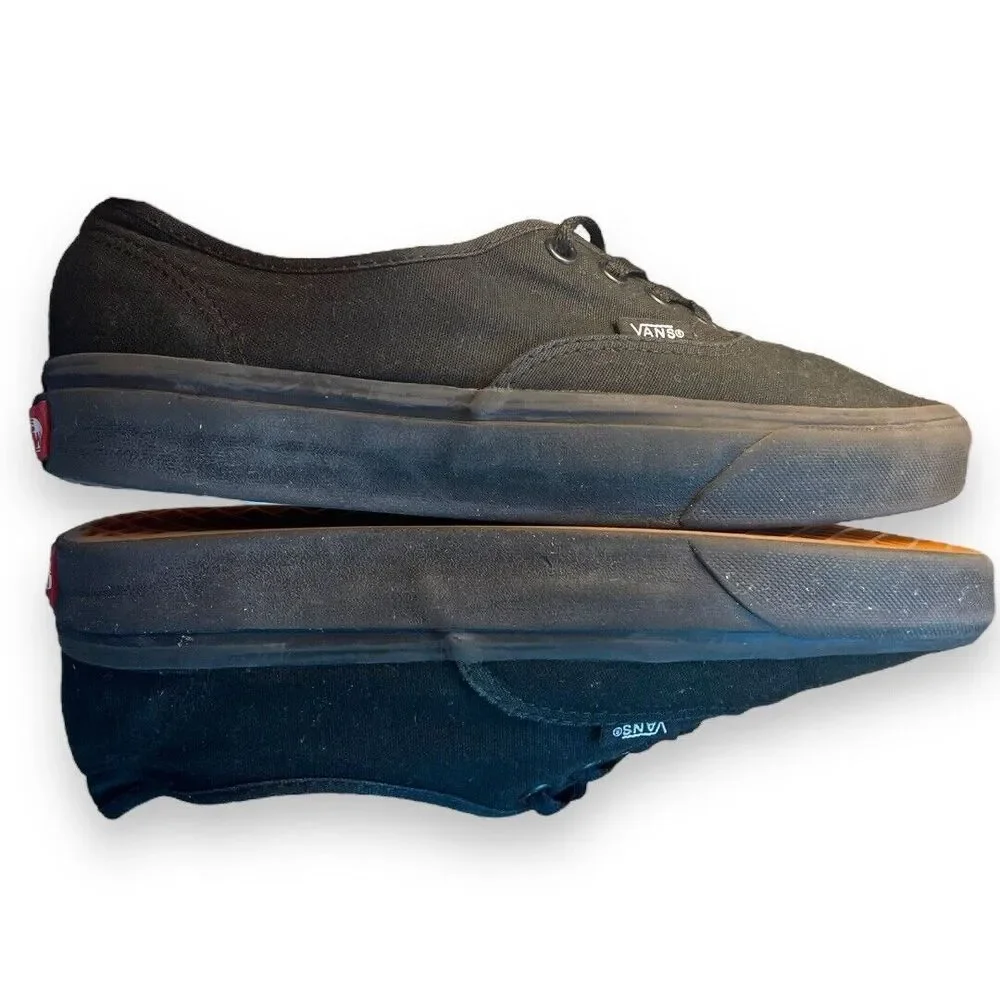 Vans (Black/Black) Skate Shoes M6/W7.5 Low Skateboard